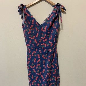 Retro Betty Page cherry dress